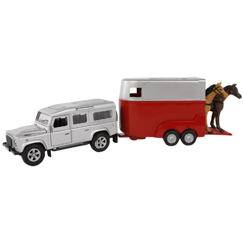 Kids's Globe Land Rover Met Paardentrailer