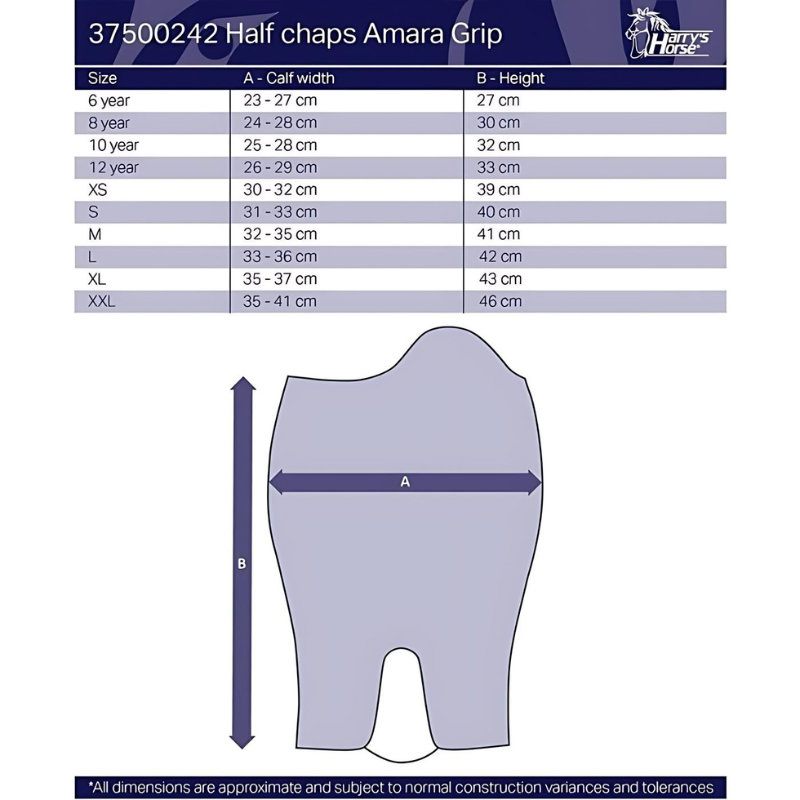 Harry's Horse Chaps Amara Grip