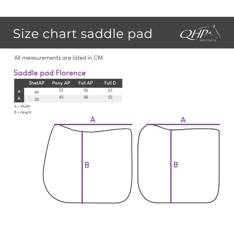 QHP Zadeldek Florence Veelzijdigheid