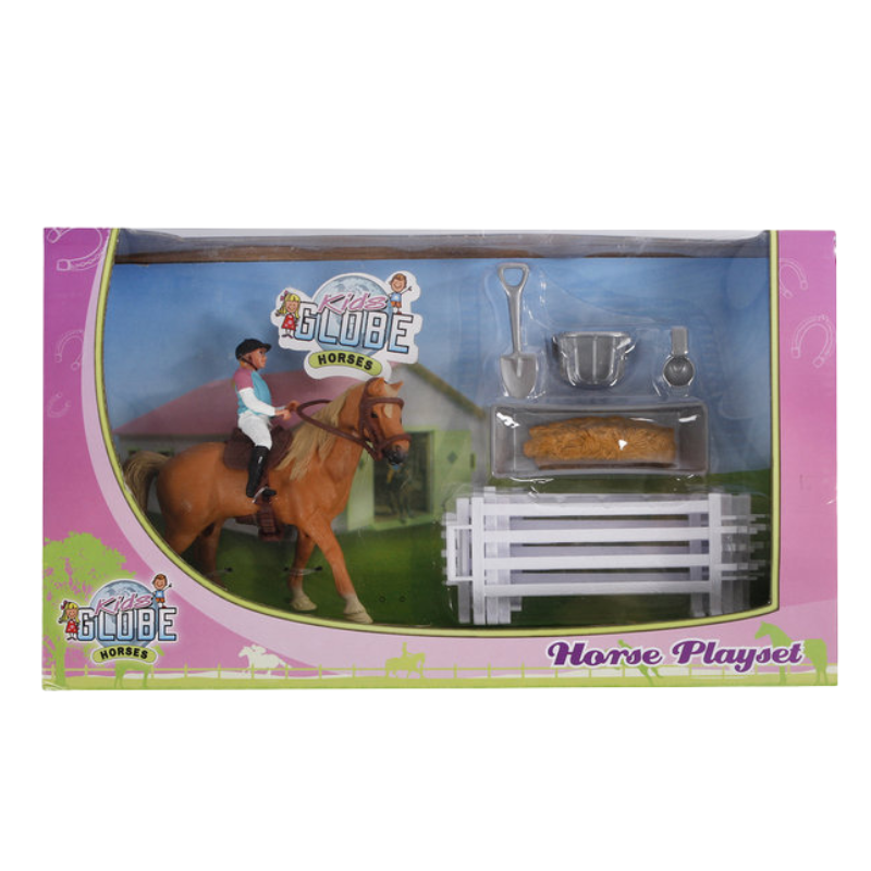 Kids's Globe Speelset Paard Met Ruiter