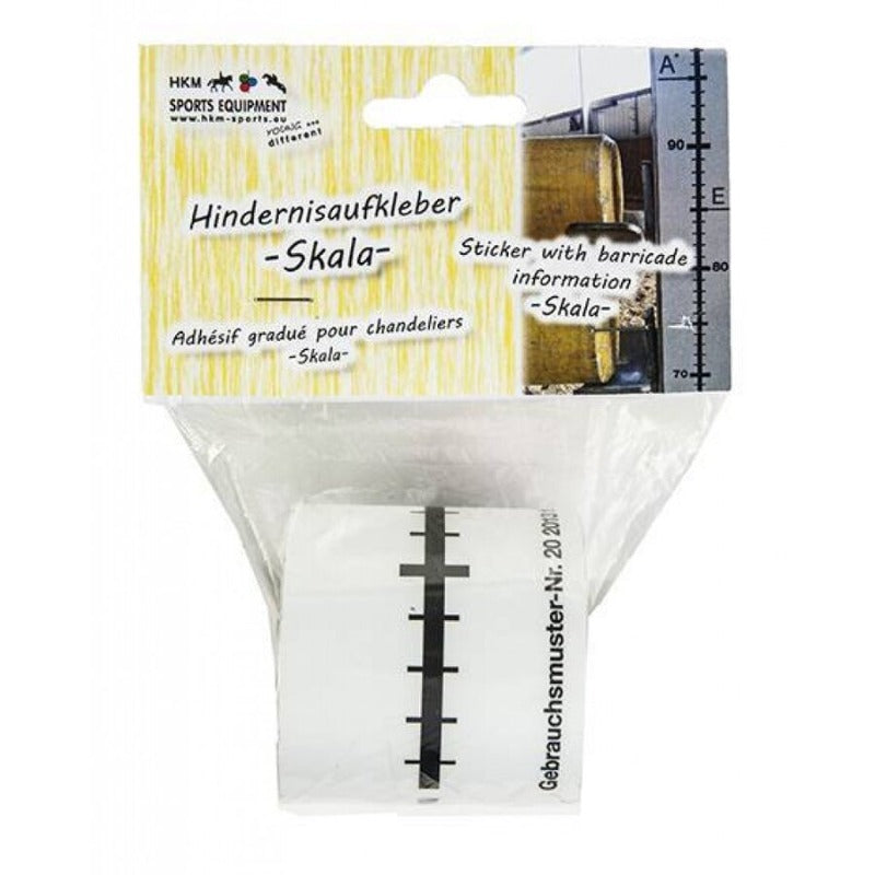 HKM Hindernissticker Skala