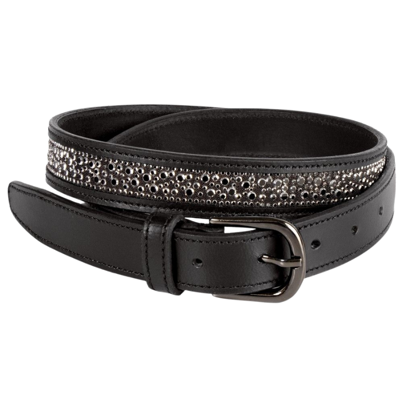 Harry's Horse Riem Leder Crystal Drops