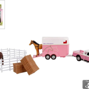 Kids's Globe Mitsubishi met paardentrailer en paarden