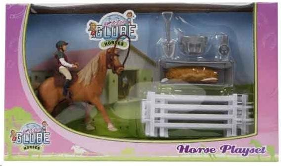 Kids's Globe Speelset paard en ruiter