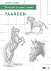 Paarden tekenen met behulp van een raster